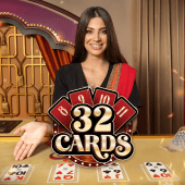 32 Baraha live game tile artwork with card deck motif
