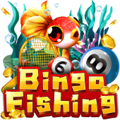 Bingo Fishing game tile artwork mixing bingo ball and fish