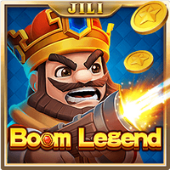 Boom Legend game tile artwork with explosive cannon