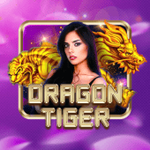 Dragon Tiger live game tile artwork with dragon and tiger cards