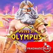 Gates of Olympus game tile artwork with Zeus theme