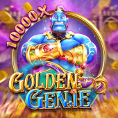 Golden Genie game tile artwork with lamp genie