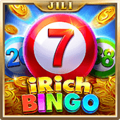 Irich Bingo slot tile artwork with bingo balls