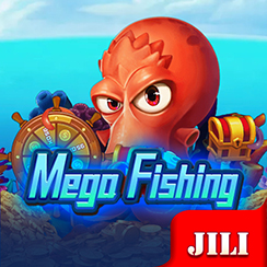 Mega Fishing game tile artwork with giant catch