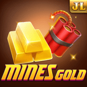 Mines Gold slot tile artwork with mine cart gold