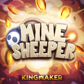 Minesweeper game tile artwork with mine grid