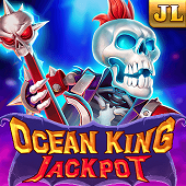 Ocean King Jackpot game tile artwork with crowned sea king