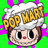 Popmart slot tile artwork with toy figures