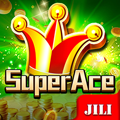 Super Ace game tile artwork with golden cards